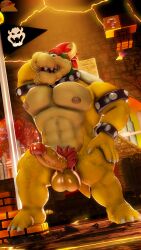 bowser from mario (series) by moonwulf