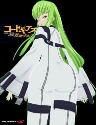 3d 3d_model ass ass_focus c.c. code_geass green_hair hd looking_at_viewer shaddoll_x