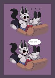 balls bingles_(ipskrimson) breasts bunny cabbit chips_(food) cock comedy comic female femboy hybrid ippa_(ipskrimson) ippy_(ipskrimson) ipskrimson male pringles pringles_can pringles_fleshlight thick_thighs