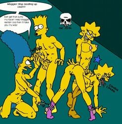 bart_simpson female human incest lisa_simpson maggie_simpson male marge_simpson straight tagme the_fear the_simpsons yellow_body