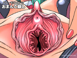 breasts clitoris close-up clothing cosine darkstalkers demon female large_breasts morrigan_aensland pussy succubus tagme