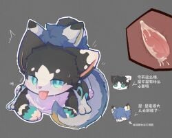ahe_gao alternate_version_at_source animal_genitalia animal_print anthro anthro_dragon blue_hair blush bodily_fluids bovine_markings cloaca cloacal cloacal_penetration cloacal_penis cow_print cross_section cum cum_in_uterus cum_in_vagina cum_inside cutaway domestic_cat dragon duo ejaculation felid feline felis female female_on_bottom fluffy from_behind_position from_front_position fur furred_dragon furred_scalie genital_fluids genitals hair hi_res horn humanoid incomplete_view internal internal_vaginal interspecies long_hair looking_pleasured lying male male/female male_cloaca male_on_top mammal missionary_position multicolored_body multicolored_fur multiple_angles multiple_images mythological_creature mythological_scalie mythology on_back on_bottom on_top open_mouth orgasm partial_nudity paws_on_ground penetration penile penile_penetration penis_in_vagina pinned prone_bone_position scalie sex side_view_panel spots tail tely tongue tongue_out upper_body_focus uterus vaginal_penetration white_body white_fur x-ray_(disambiguation) xuanqi