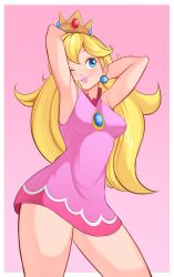 princess peach from mario (series) by nallo