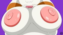 anthro big_breasts bovid breasts caprine close-up female front_view fur fusion goat hi_res lagomorph large_breasts leporid mammal mature_female nipples nr_ac pink_nipples rabbit sega solo sonic_(series) sonic_the_hedgehog_(series) toriel torilla undertale undertale_(series) vanilla_the_rabbit white_body white_fur