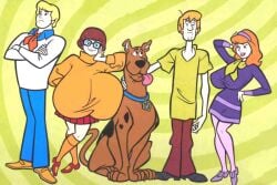 big_breasts breasts daphne_blake fred_jones huge_breasts hyper hyper_breasts large_breasts male scooby-doo screenshot_edit shaggy_rogers uncomfortable velma_dinkley woot