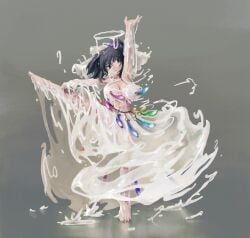 1girls absurdres ballet black_hair bukkake condom condom_belt cum cum_all_over cum_drenched cum_drip cum_dripping cum_dripping_from_ass cum_dripping_from_pussy cum_dripping_on_face cum_dripping_out_of_pussy cum_everywhere cum_magic cum_manipulation cum_on_abdomen cum_on_arm cum_on_armpit cum_on_arms cum_on_ass cum_on_body cum_on_breasts cum_on_face cum_on_hair cum_on_lower_body cum_on_upper_body cumdrip cumdrip_down_legs dancing dress excessive_cum female full_body grey_background highres non-web_source simple_background solo sperm_skirt standing wedding_dress wmwydr300k