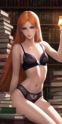 ai_generated cosmere female lingerie shallan_davar sitting stormlight_archive