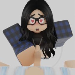 3d big_penis black_hair blush glasses heart-shaped_pupils heart_eyes male penis roblox robloxian source_request tagme za_tim черепашка
