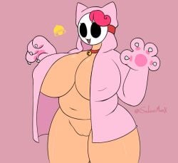 shy gal from mario (series) by saloonmanx