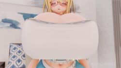 1girls 3d animated breast_expansion breasts female female_only huge_breasts hyper hyper_breasts original original_character rororenro solo solo_female sound tagme video wardrobe_malfunction