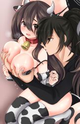 big_breasts breast_grab dororo_(tezuka) hyakkimaru_(dororo) mio_(dororo) tomomichi