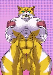 abs anthro anthro_only big_breasts lugen_kobold muscular_female muscular_thighs no_humans power_rangers thick_thighs yellow_ranger