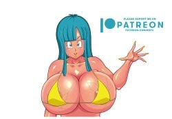 dragon_ball maron repv tagme waving yellow_bikini_top