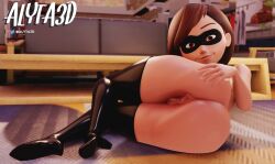 1girls 3d_(artwork) ass big_ass big_breasts blender helen_parr lewdality milf nude_female pixar pussy smooth_skin solo_female tagme the_incredibles