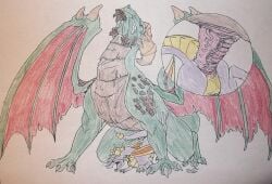 anal dragon erection gay gwon male/male male_only penetration penis scalie sex size_difference spyro terrador the_legend_of_spyro western_dragon