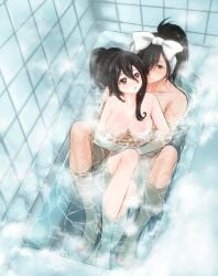 artist_request big_breasts dororo_(tezuka) hyakkimaru_(dororo) mio_(dororo)