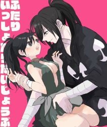 artist_request breasts dororo_(character) dororo_(tezuka) hyakkimaru_(dororo)