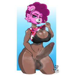 1futa 2023 alternate_version_at_source big_breasts big_hips big_penis bottomless bra breasts christomwow cleavage clothed clothing cuddle_team_leader dark-skinned_futanari dark_penis dark_skin erection fortnite furry futa_only futanari hand_on_penis hips huge_cock huge_hips human large_penis lifting_shirt looking_at_viewer one_eye_closed partially_clothed penis pink pink_hair purple_eyes short_hair smiling smiling_at_viewer solo sports_bra standing steam steaming_body steamy_penis thick_thighs thighs veins veiny veiny_penis wide_hips