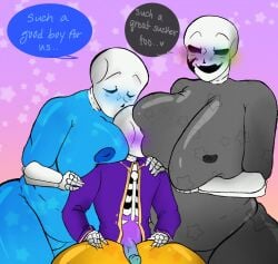 1boy 2d 3girls alternate_universe animated_skeleton big_breasts bigger_female blue_body blush breasts chubby chubby_female color dialogue dream_sans dream_sans_(fan_character) dreamtale ectobody ectobreasts ectobutt ectopenis english english_dialogue english_text female genderswap_(mtf) giant_breasts gradient_background grey_body incest ink_sans ink_sans_(fan_character) inktale khorroux male male/female naked naked_female nightmare_sans_(fan_character) nipples nude nude_female orange_body penis penis_out purple_body rule_63 sans sans_au sanscest simple_background skeleton smothering star_background straight sucking_nipples text trio uncensored uncensored_penis underswap underswap_sans undertale undertale_(series) undertale_au yellow_body