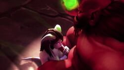 1boy 1girls 2017 3d animated black_hair blizzard_entertainment blowjob blue_skin draenei fel_orc fellatio handjob kneeling kylasta large_penis mage_(warcraft) mind_control no_sound orc orc_(warcraft) orc_male orced original_character penis rape red_skin rexxcraft sex_slave tagme video warcraft world_of_warcraft