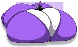 amphibian animal_crossing anthro big_ass big_breasts big_lips breasts bubble_butt colossal_ass colossal_breasts female frog froggy_chair gigantic_ass gigantic_breasts gigi_(animal_crossing) huge_ass huge_breasts hyper hyper_ass hyper_breasts large_breasts lips looking_back puffster3 purple_body sitting_on_chair thick_thighs wide_hips