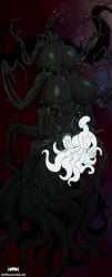 1futa 1girls 4_breasts alien alien_girl duo duo_focus eldritch_abomination eldritch_horror futanari giantess goddess larger_female multi_arm multi_eye multi_limb nightmare_fuel nightmare_waifu penetration size_difference smaller_futanari space tentacle the_deep_dread_(zeblackballd) vaginal_penetration ze_blackball.d zeblackballd_(artist)