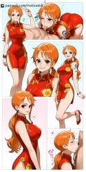 blowjob breasts china_dress chinese_new_year hotload-8 nami one_piece petreon