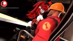 1boy engineer_(team_fortress_2) female mimi_sentry riding riding_penis robot robot_girl some1'salt_(some1_alt) someone's_alt_account_(artist) tagme team_fortress_2 video