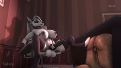 1boy 1futa 3d alternate_version_available animated anthro anus areola ass big_balls big_breasts big_penis black_and_white_fur black_penis breasts canine canine_penis completely_nude completely_nude_female dog_penis erect_nipples fur furry futa_on_male futanari gray_nipples handjob helluva_boss hentaudio horny intersex jerking knot large_breasts large_penis looking_at_phone loona_(helluva_boss) male masturbation mjob14 nipples phone pixiewillow rayhuma sfm sitting socks sound source_filmmaker tagme tail thick_thighs thighhighs video white_fur