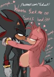 1female 1male amy_rose anthro anthro_on_anthro artist_upload begging begging_for_more begging_for_sex big_ass black_body black_fur bracelets breasts breasts_out cheating cheating_(relationship) cheating_girlfriend chest_fur cock cock_hungry cock_shock cock_sleeve colored comic comic_panel curvy curvy_body curvy_female curvy_figure curvy_hips dialogue digital_drawing_(artwork) digital_media_(artwork) drawing drawn eyelashes eyes_half_open eyes_visible_through_hair fat_ass friends_with_benefits full_body full_color furry furry_female furry_male furry_only gloves half-closed_eyes hand_on_another's_shoulder hanging_balls hanging_breasts hanging_penis huge_ass huge_breasts huge_cock hung inhibitor_ring invitation inviting inviting_to_sex kissing long_penis looking_at_partner male/female mentioned_character muscular muscular_male naked naked_female naked_male netorare patreon_username pink_body pink_eyes pink_fur pink_hair pink_nipples requesting shadamy shadow_the_hedgehog simple_background slutty_pose sonic_(series) sonic_the_hedgehog sonic_the_hedgehog_(series) standing straight tadaaki tail thick_ass thick_legs thick_penis thick_thighs tongue_kiss tounge_out