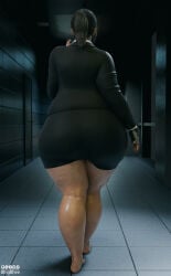 1girls 3d 3d_(artwork) ass ass_bigger_than_head back_view bbw bhigbhee big_ass big_butt black_hair black_hair_female butt call_of_duty chubby chubby_female dark_hair dark_hair_female dat_ass digital_media_(artwork) dumptruck_ass dumptruck_butt emma_kagan fat fat_ass fat_butt fat_female female female_only huge_ass huge_butt large_ass large_butt long_hair massive_ass massive_butt no_shoes overweight overweight_female ponytail ponytail_(hair) ponytail_female ponytail_hair solo_female thick_ass thick_thighs