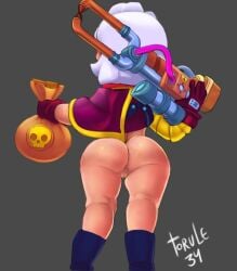 1girl belle_(brawl_stars) big_ass brawl_stars huge_ass torule34 useless_clothing