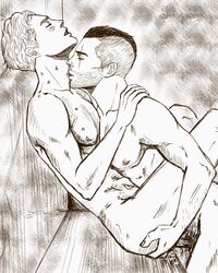 2011 2boys artist_request call_of_duty gay homosexual john_mactavish multiple_boys unknown yaoi