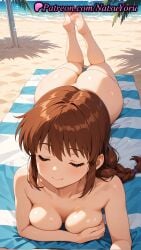 1girls 2025 ai ai_assisted ai_generated anime anime_style asian ass bangs barefoot beach beach_mat beach_towel blue_sky blush braid braided_ponytail breasts brown_hair bust busty caucasian cleavage closed_eyes closed_eyes closed_mouth cloud collarbone completely_nude covering covering_breasts covering_privates crossed_ankles day facing_viewer feet feet_up female female_focus female_only foot_fetish gakkou_no_kaidan gakkou_no_kaidan_(anime) ghost_stories hentai hi_res high_quality high_resolution highres horizon juicy_butt large_breasts legs_up long_hair lying medium_breasts miyanoshita_satsuki natsuyoru non-asian nude nude_female ocean on_stomach oshiri outdoors palm_tree patreon sand satsuki_miyanoshita sidelocks single_braid sky smile soles solo solo_female stable_diffusion the_pose thighs toes towel tree voluptuous voluptuous_female water wet