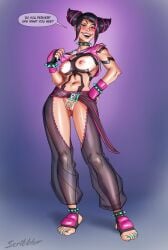 2d capcom juri_han scribbler speech_bubble street_fighter street_fighter_6 tagme