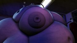 air_inflation air_tank alien asari blue_skin breast_expansion expansion full_body_inflation hose_in_mouth hose_inflation immobile liara_t'soni mass_effect obese rafiler solo spherical_inflation sunken_head sunken_limbs