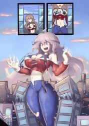 2022 alexis_(juhbuhyuh) gamesquid giantess growing growth tagme torn_clothes