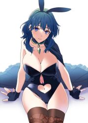 1girls alternate_costume breasts bunny_ears bunny_girl bunnysuit byleth_(fire_emblem) byleth_(fire_emblem)_(female) female female_only fire_emblem fire_emblem:_three_houses hartman_hips hips hourglass_figure nintendo solo wide_hips yoru_(yoruyonaka)