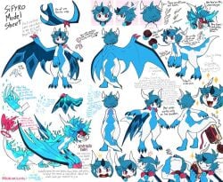 1girls blitzdrachin cute dragon dragoness female fur furry ref reference_image reference_sheet sfw sfw_version_available sifyro_(blitzdrachin) yiff