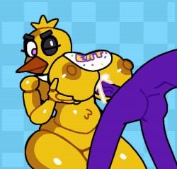 chica_(fnaf) crushtrap cum five_nights_at_freddy's tagme titfuck