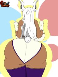 <1_second_video 1girls animated ass big_ass big_breasts big_butt breasts brown_skin bunny_ears bunny_tail dat_ass female female_only gigantic_ass huge_ass miruko mp4 my_hero_academia no_sound rumi_usagiyama shaking_butt solo swasbi_(artist) tagme video white_hair