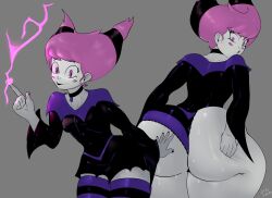 1girls ass big_ass big_butt bubble_ass bubble_butt dat_ass dc dc_comics fat_ass fat_butt huge_ass huge_butt jinx_(dc) olerito teen_titans thick_ass thick_thighs