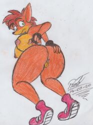 1girls ass ass_bigger_than_head big_ass big_breasts big_butt breasts_bigger_than_head chocoalien001 crash_(series) crash_bandicoot crash_bandicoot_4:_it's_about_time female female_only hourglass_figure huge_ass huge_breasts naked naked_female nipple_slip nipples nude nude_female presenting_ass presenting_pussy proto23719395 rule_63