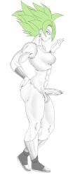 1futa artist_request balls big_ass big_balls big_breasts big_muscles big_penis bottomless breasts clothed clothing cock dragon_ball dragon_ball_super futa_only futanari green_hair human kefla partially_clothed penis saiyan saiyan_girl shotdke side_view solo source_request spot_color standing thick_ass thick_legs thick_penis thick_thighs