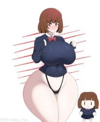 big_ass big_breasts bradleyfun? brown_hair starvtuber thick_thighs virtual_youtuber