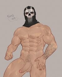 ghost (modern warfare 2) from call of duty by baramonsters18