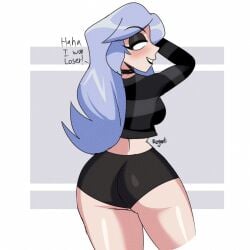 blue_hair female female_only oc original original_character regentb01 solo tagme white_skin