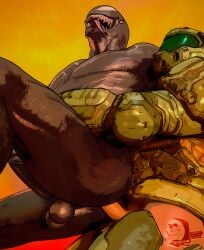 2boys 3d anal anal_sex armor balls bareback blender crossover doom doom_(series) doom_slayer_(doom) doomguy erect_penis erection fortnite fortnite:_battle_royale gay gay_sex helmet human human_on_humanoid humanoid interspecies interspecies_yaoi light-skinned_male light_skin male male/male male_only male_penetrated male_penetrating male_penetrating_male marvel marvel_comics mask masked masked_male penis spider-man_(series) stormievn symbiote venom_(marvel) yaoi