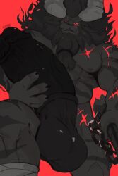 abs biceps breath_of_the_wild furry gay hyper hyper_balls hyper_genitalia hyper_penis hyper_testicles kunn kunn_(artist) lynel male male_focus male_lynel male_only muscle muscles muscular muscular_arms muscular_ass muscular_back muscular_legs muscular_male muscular_thighs nipples pecs the_legend_of_zelda veins veiny_penis