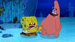 accurate_art_style big_balls big_belly big_penis blowjob cum cum_in_mouth cum_inside fat foreskin gay handjob male male_only partially_retracted_foreskin patrick_star sea_sponge smooth_skin spongebob_squarepants spongebob_squarepants_(character) spongebob_squarepants_(series) squarepants starfish uncut underwater yaoi